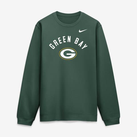 Men's Nike Green Green Bay Packers Primetime Club Sweatshirt