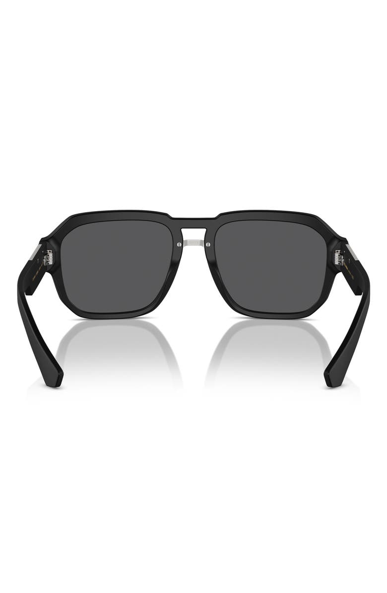 Dolce&Gabbana 56mm Pilot Sunglasses, Alternate, color, 