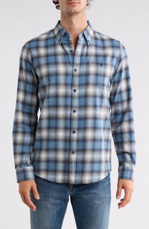 Brushed Plaid Flannel Shirt