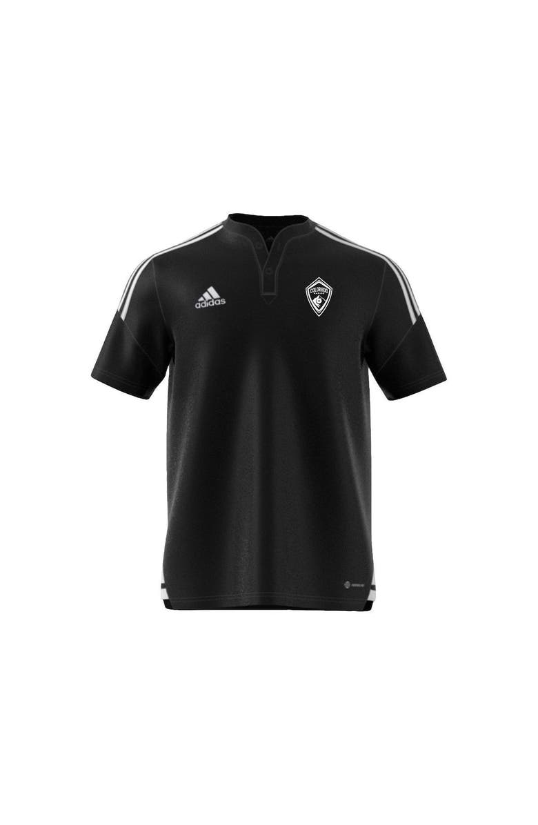adidas Men's adidas Black Colorado Rapids Henley AEROREADY Polo, Alternate, color, 