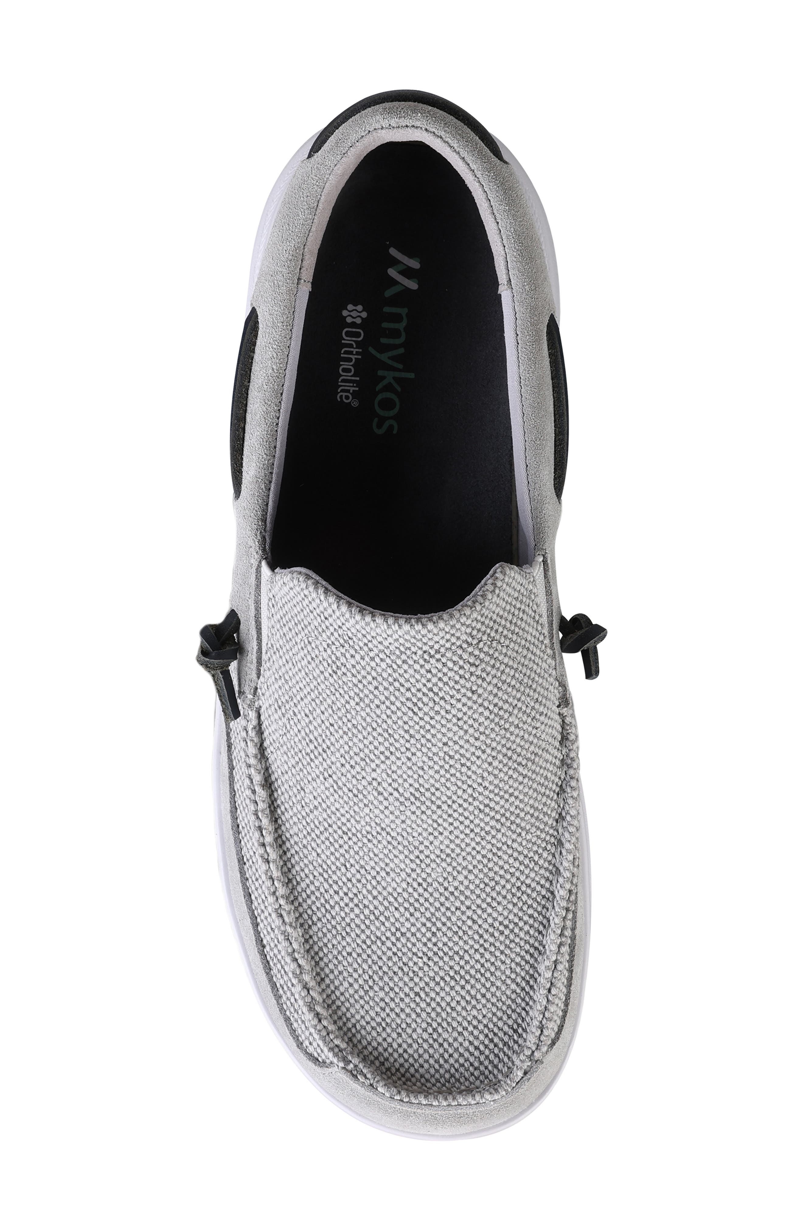 Mykos Calvin Boat Shoe, Alternate, color, Grey
