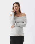 Ripe Maternity Maisy Off Shoulder Knit