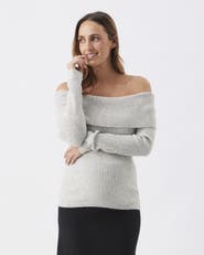 Ripe Maternity Maisy Off Shoulder Knit