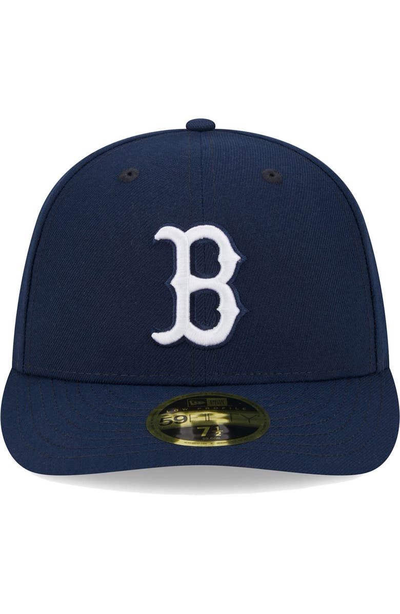 New Era Men's New Era Navy Boston Red Sox Oceanside Low Profile 59FIFTY Fitted Hat, Alternate, color, 