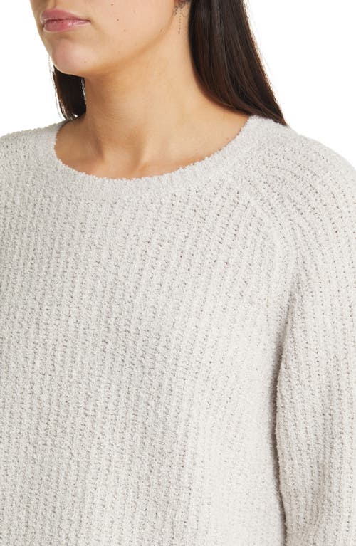 Eileen Fisher Rib Organic Cotton Blend Sweater In Bone