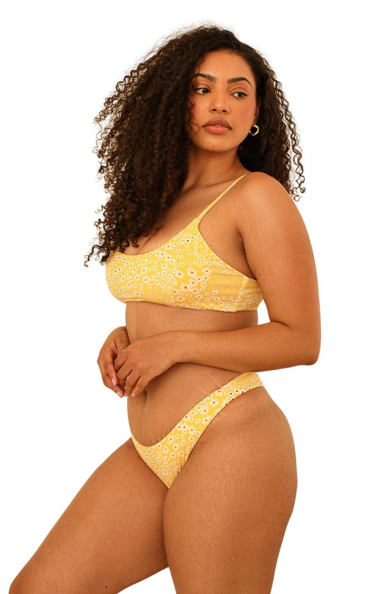 Dippin Daisys Redondo Top, Alternate, color, Golden Ditsy