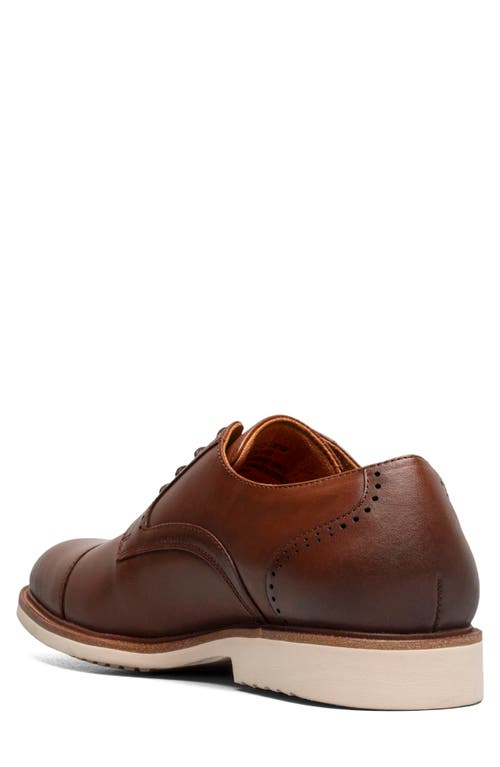 Stacy Adams Wesbridge Cap Toe Derby In Chocolate