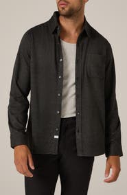 7 Diamonds Generation Heather Knit Button-Up Shirt
