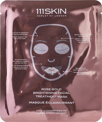 Newest 111skin Rose Gold Brightening Facial-5 masks