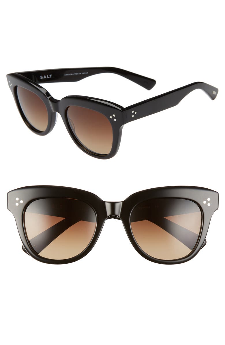 SALT. Sophia 52mm Polarized Square Sunglasses, Main, color,