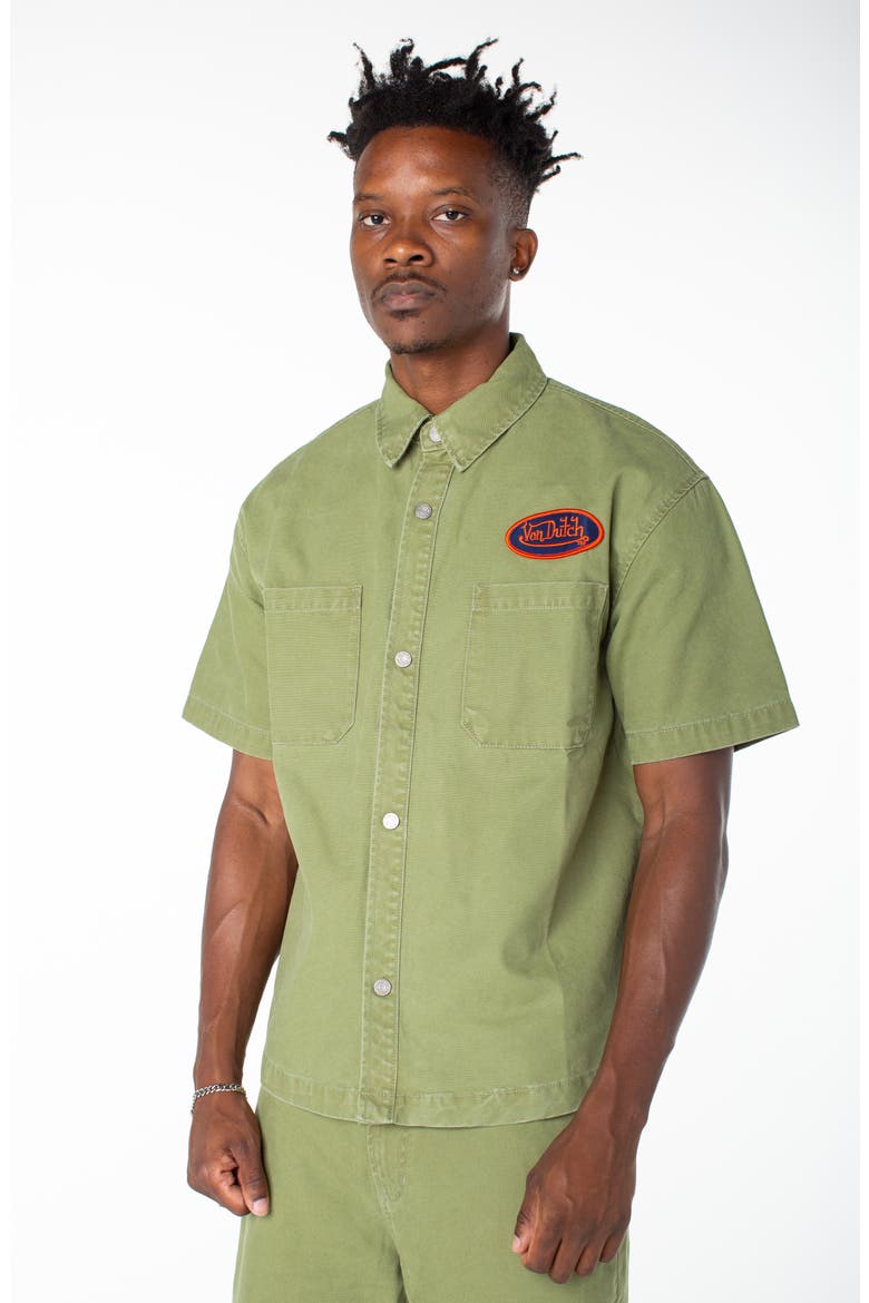 Short Sleeve Snap Front Hell Shirt (Men) | Nordstrom