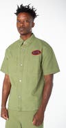 Von Dutch Short Sleeve Snap Front Hell  Shirt