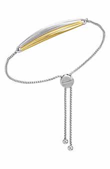 Vince Camuto Two-Tone Curved Bar Slider Bracelet