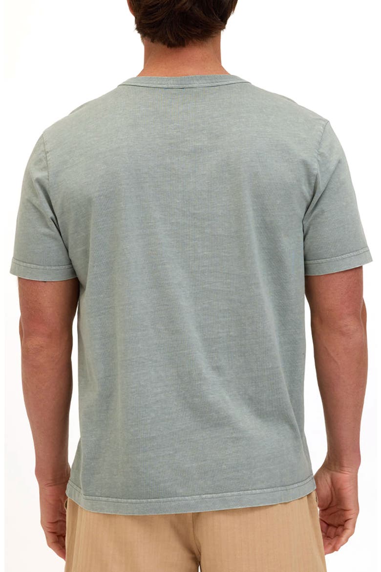 Island Sunrise Graphic T-Shirt, Alternate, color, WASABI