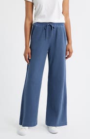 CITY BLUES Side Stripe Waffle Knit Lounge Pants