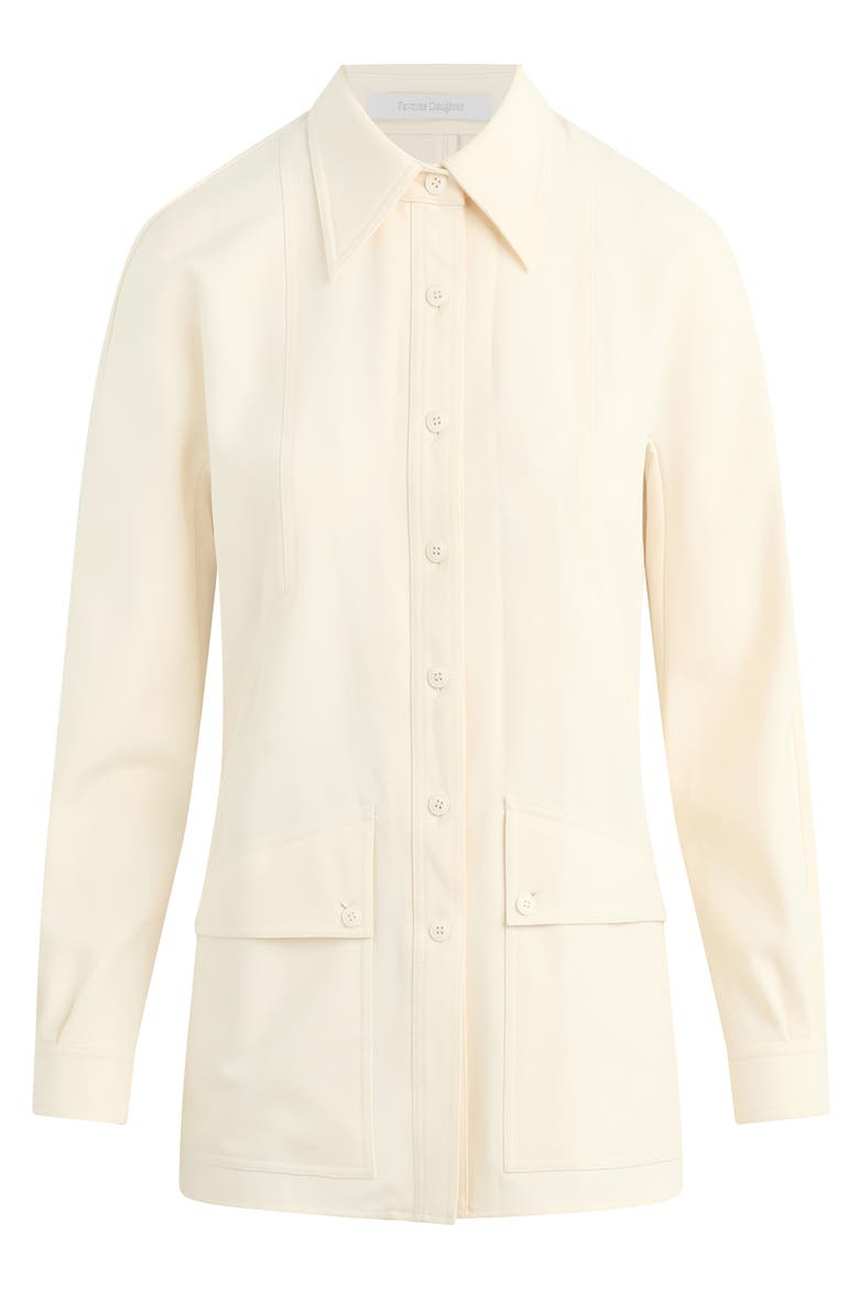 The Nora Shirt Jacket, Alternate, color, VANILLA