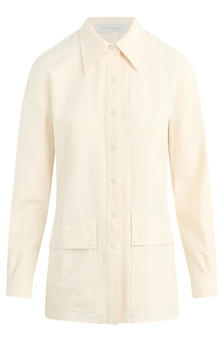 Favorite Daughter The Nora Shirt Jacket, Alternate, color, Vanilla