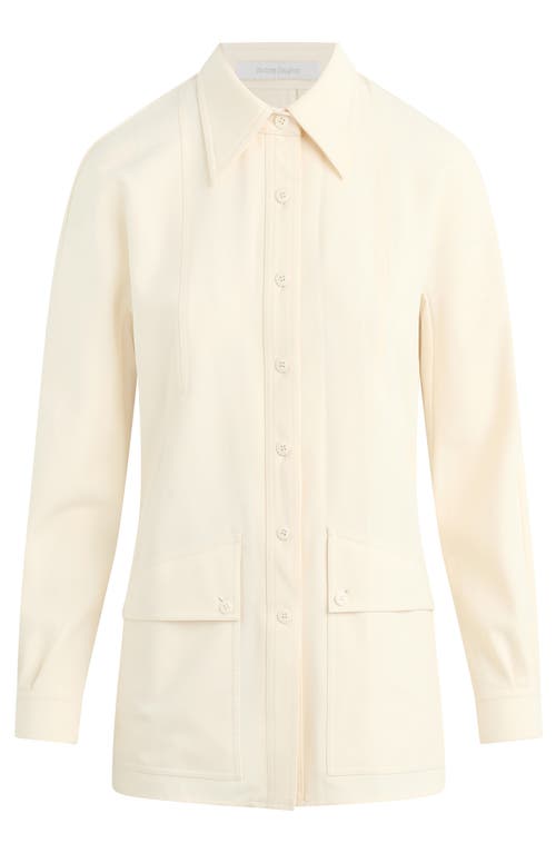 Favorite Daughter Nora Shirt Jacket In Vanilla In Vanilla