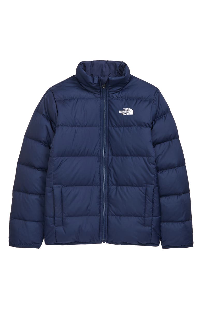 The North Face Kids' Andes Reversible Water Repellent 550 Fill Power Down Jacket, Main, color, 