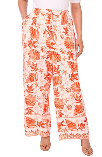 Vince Camuto Printed Wide Leg