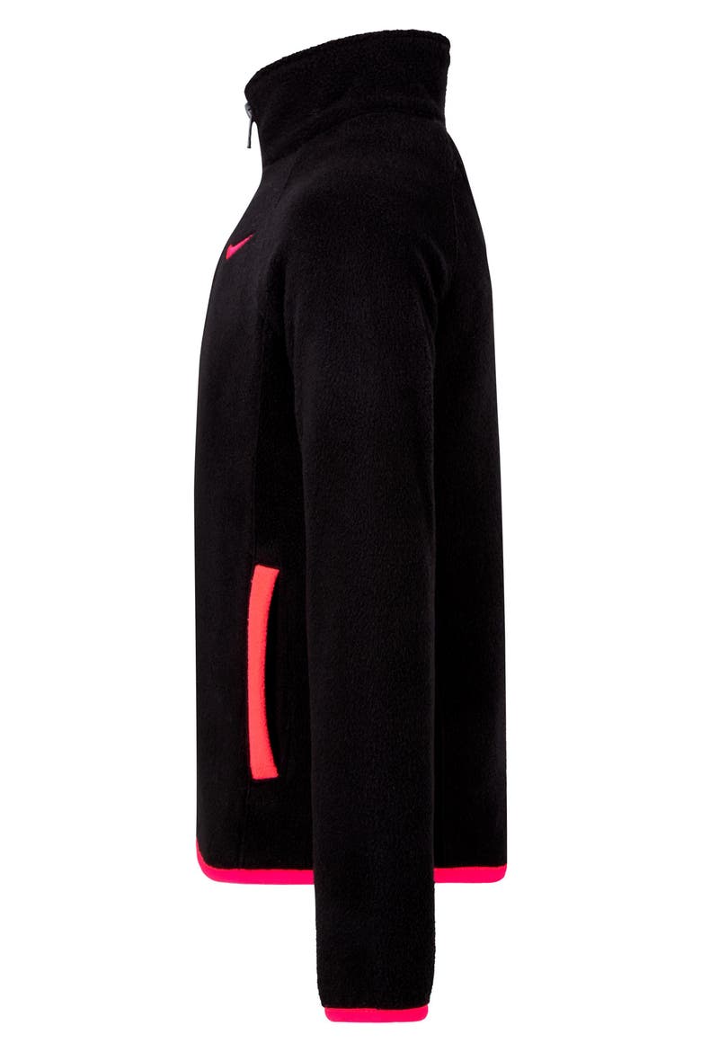 Kids' Arctic High Pile Fleece Jacket, Alternate, color, BLACK
