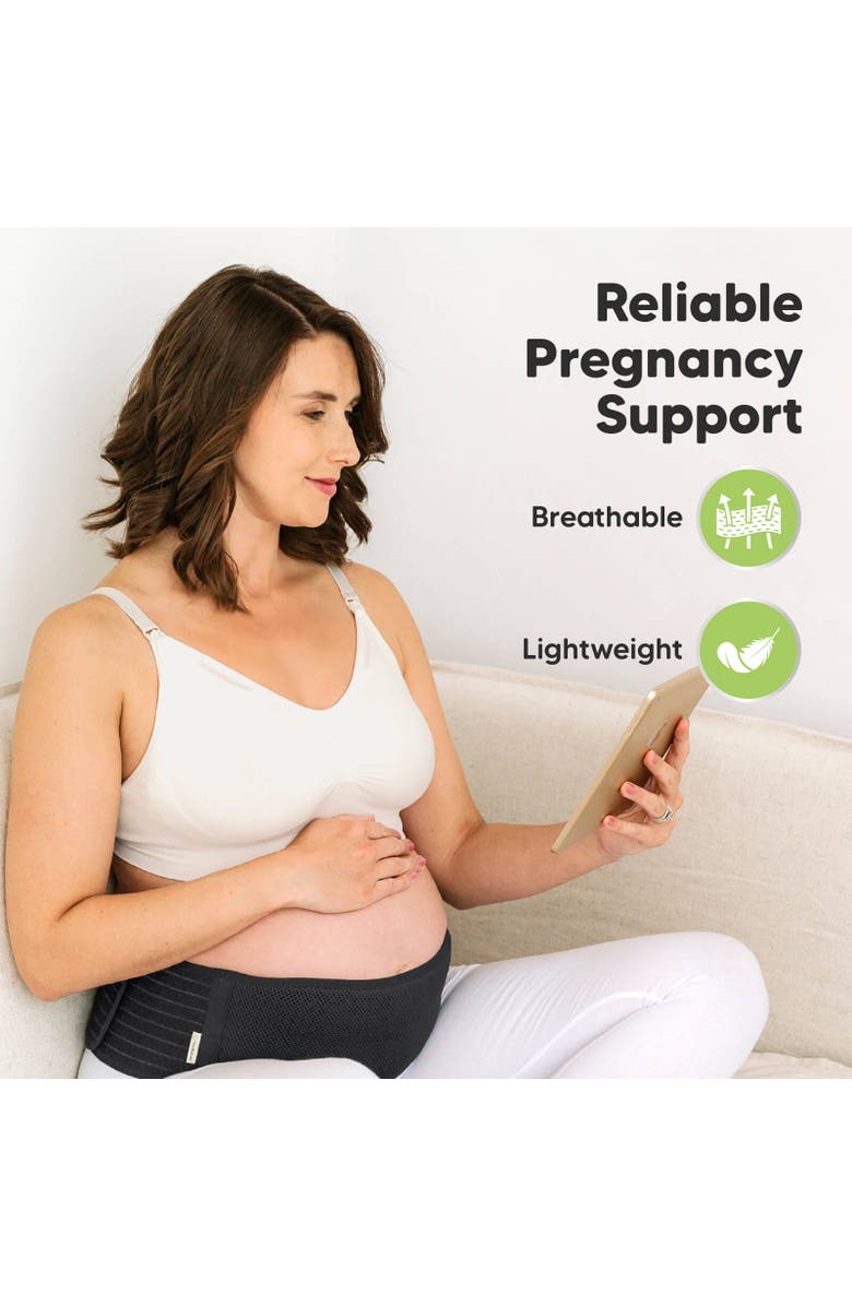 KeaBabies Ease Maternity Support Belt, Alternate, color, Midnight Black