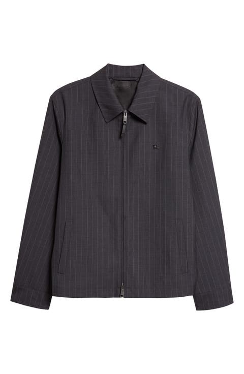 Bloomsbury Pinstripe Wool Jacket