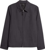 Burberry Bloomsbury Pinstripe Wool Jacket