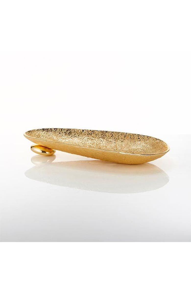 Lunares Nest Rock Long Bowl, Main, color, Gold