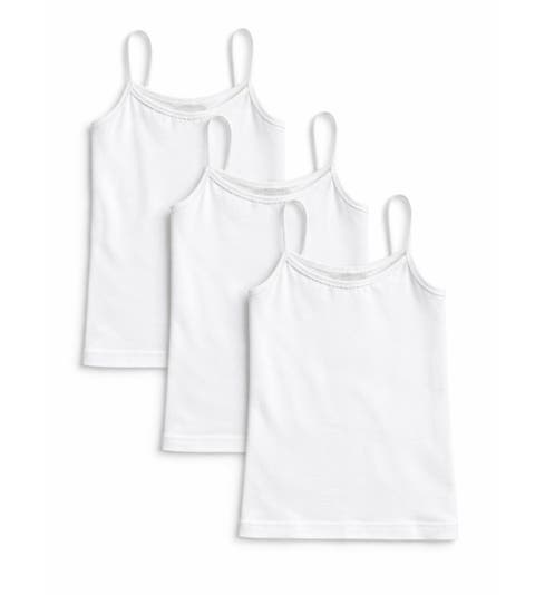 Kid's 3-Pack Cotton Blend Lightweight Camisoles (Toddler, Little Kid, Big Kid)
