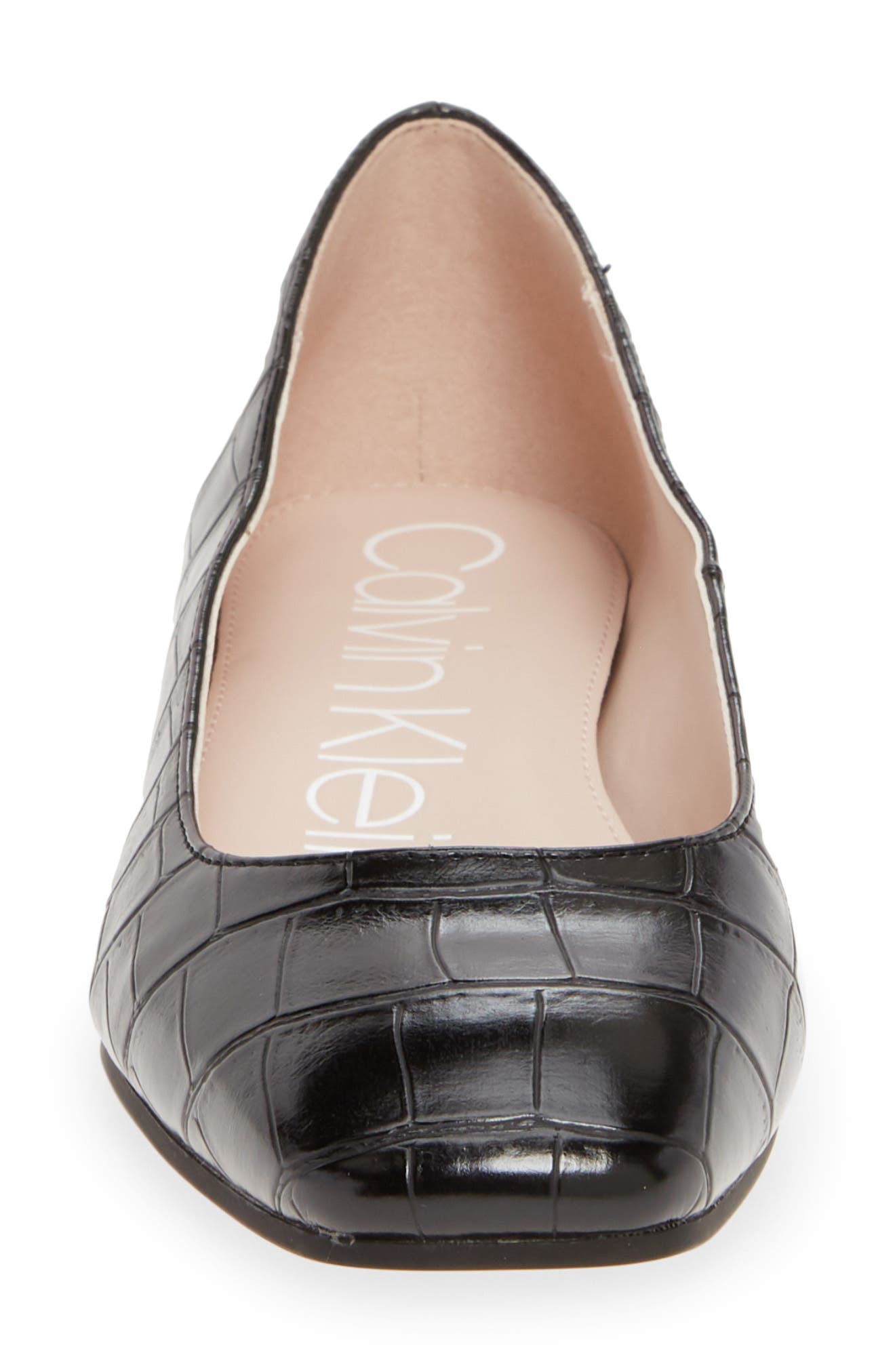 Calvin Klein Heidy Skimmer Flat, Alternate, color, 