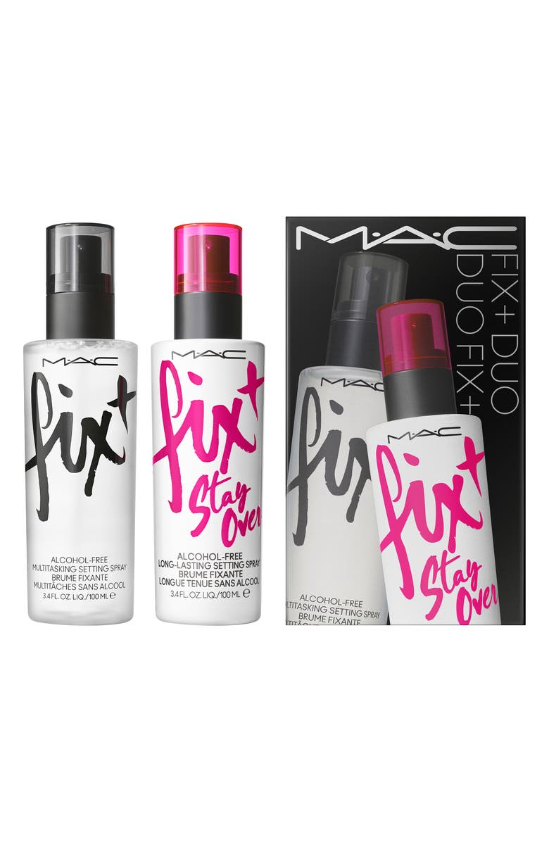 MAC Cosmetics Prep + Prime Fix+ & Fix+ Stay Over Setting Spray Duo, Main, color, 