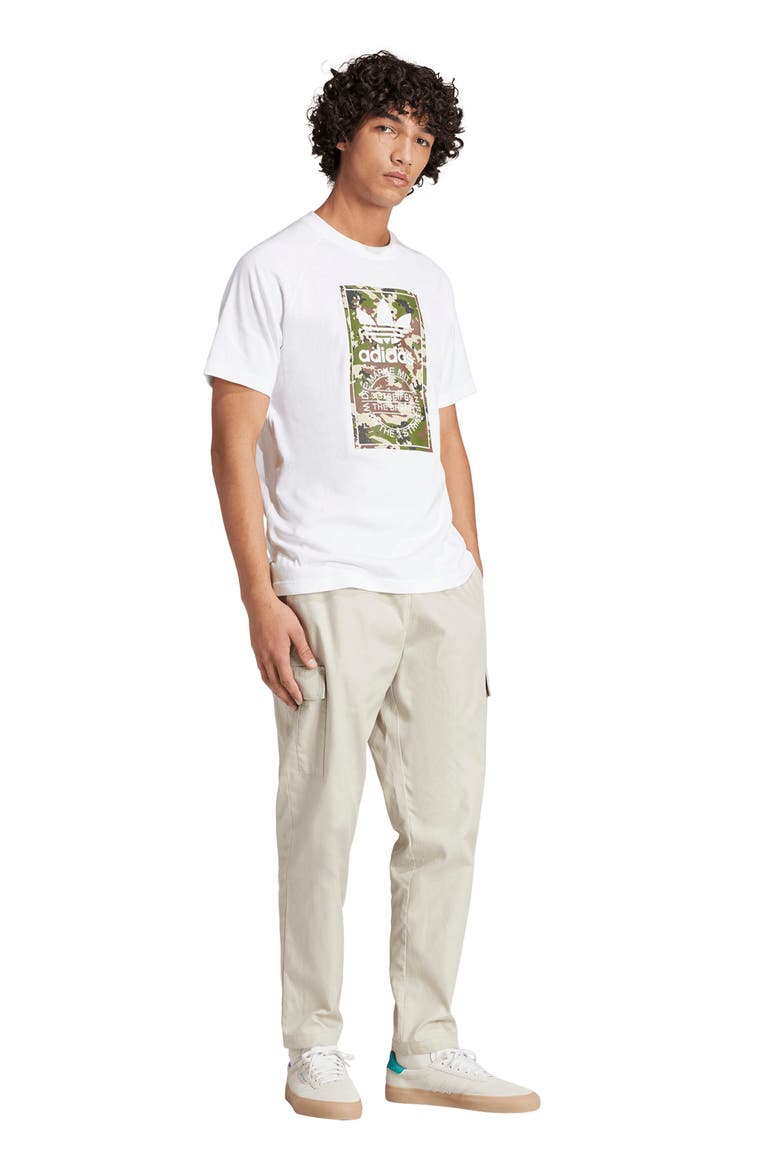 Lifestyle Camo Logo Graphic T-Shirt, Alternate, color, WHITE