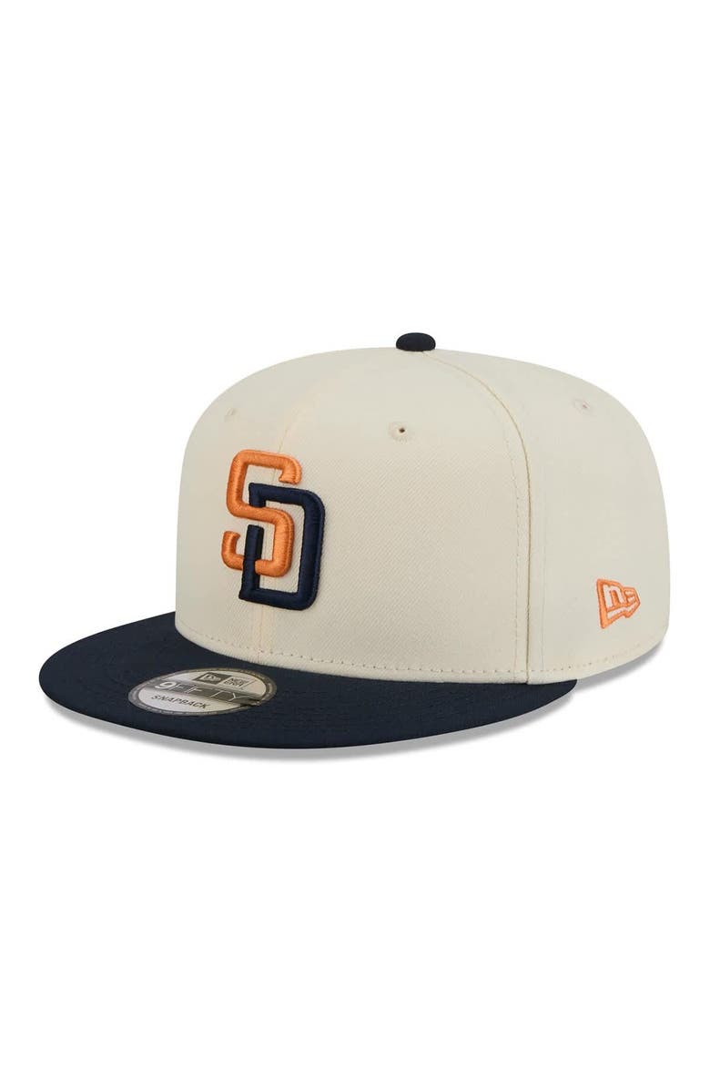 New Era Men's New Era Cream/Obsidian San Diego Padres 2026 City Connect 9FIFTY Snapback Hat, Main, color, Cream
