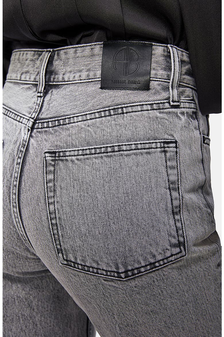 Etta Straight Leg Jeans, Alternate, color, ACID GREY