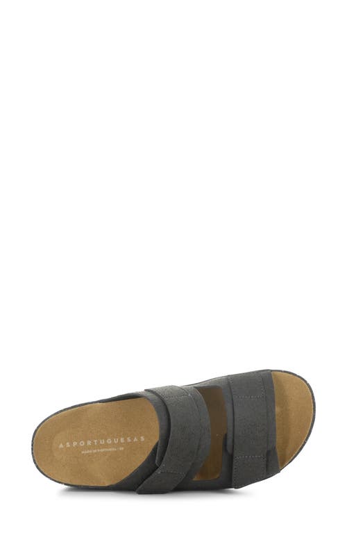 Asportuguesas By Fly London Cleek Platform Slide Sandal In Black