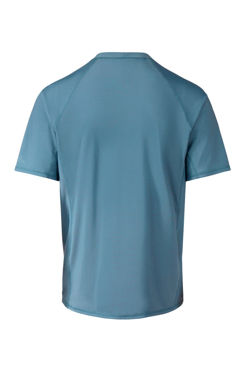 Short Sleeve Crew Sun & Swim Shirt, Alternate, color, Baltic