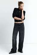 H&M Straight High-waist Jeans