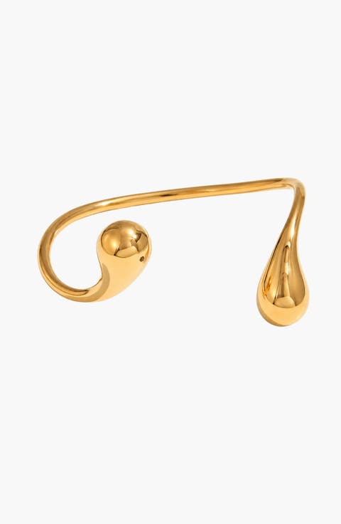 Sculptural Open Bangle