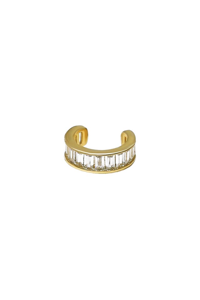 Crystal Ear Cuff, Main, color, GOLD