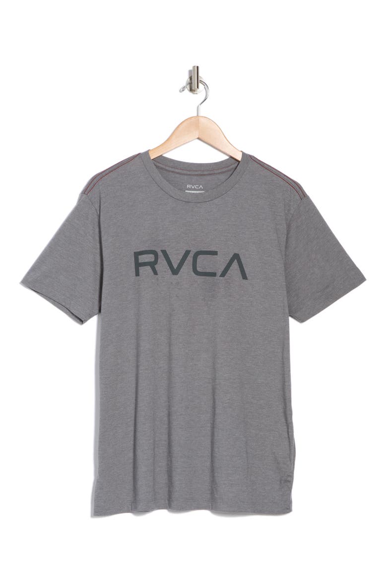 Big RVCA Logo T-Shirt, Alternate, color, SMOKE BLAC