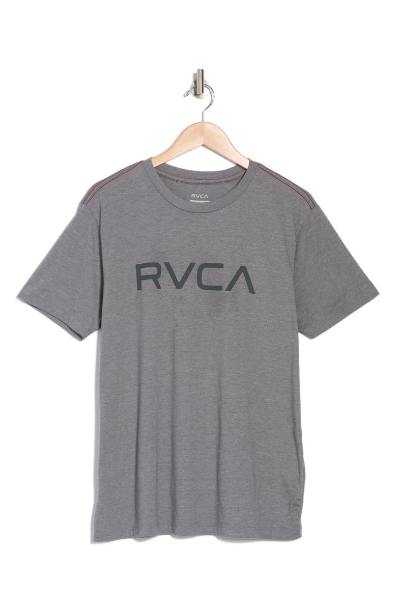 RVCA Big RVCA Logo T-Shirt, Alternate, color, Smoke Blac