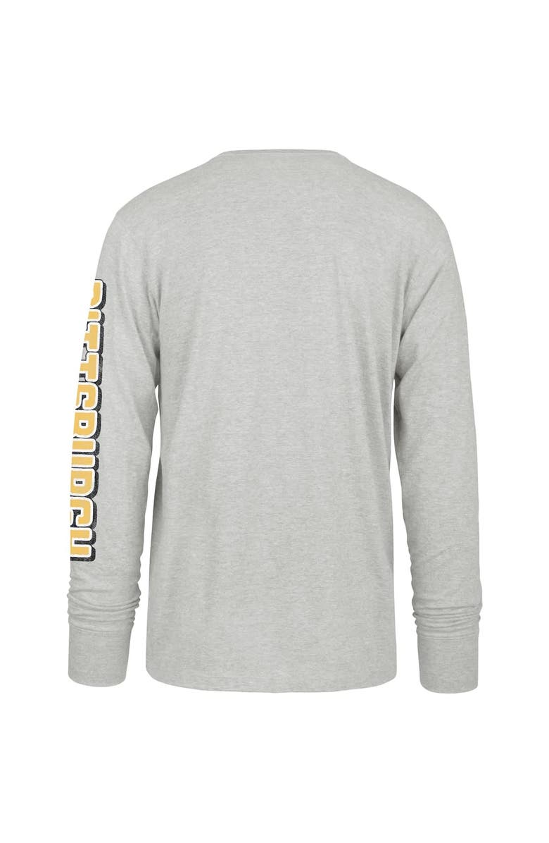 '47 Men's '47 Gray Pittsburgh Pirates Fair Ball Franklin Long Sleeve T-Shirt, Alternate, color, Gray