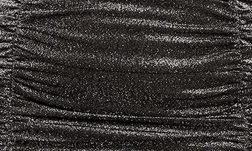 City Chic Amaia Metallic Ruched Corset Minidress In Brown