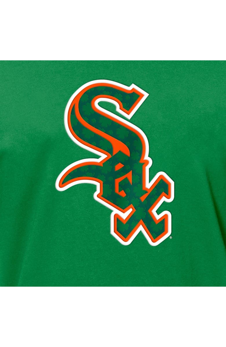 New Era Men's New Era Kelly Green Chicago White Sox St. Patrick's Day Shamrock Fill T-Shirt, Alternate, color, Kelly Green