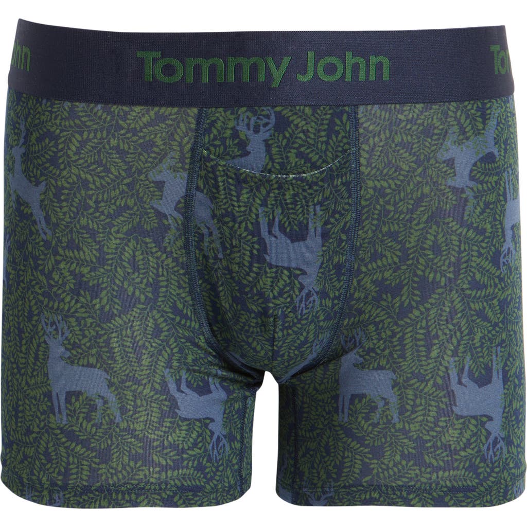 Tommy John Second Skin 4-inch Boxer Briefs In Green