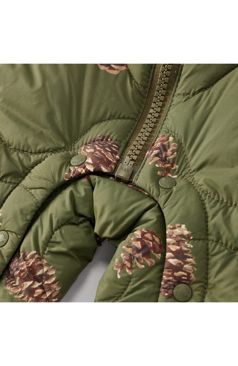 Milkbarn Down Jumpsuit, Alternate, color, Pinecone