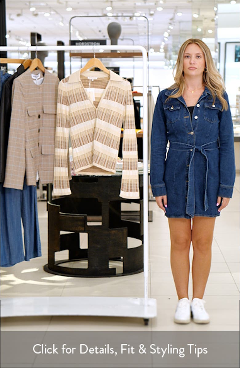 Ivana Plaid Cotton Blend Cardigan, sales video thumbnail