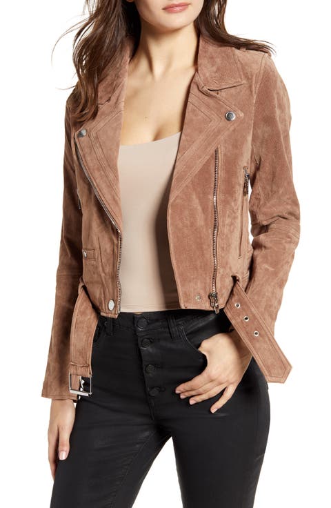 Suede Moto Jacket