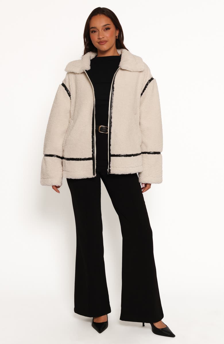 Petal & Pup Ricki Faux Shearling Jacket, Alternate, color,